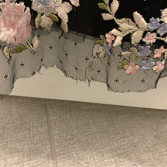 Needle And Thread Rose Dream Ankle Black Gown with Tags Worn Once - Picture 7 of 7